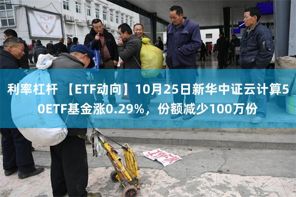 利率杠杆 【ETF动向】10月25日新华中证云计算50ETF基金涨0.29%，份额减少100万份