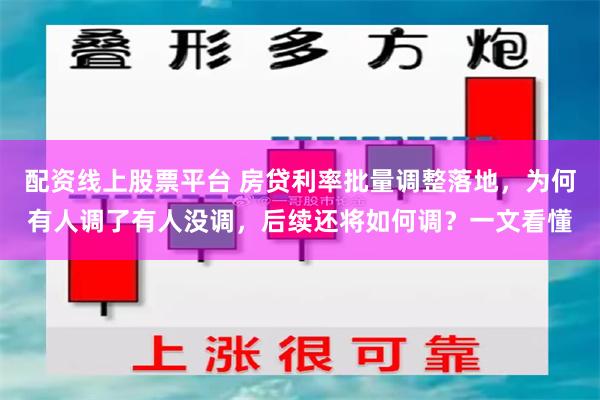 配资线上股票平台 房贷利率批量调整落地，为何有人调了有人没调，后续还将如何调？一文看懂