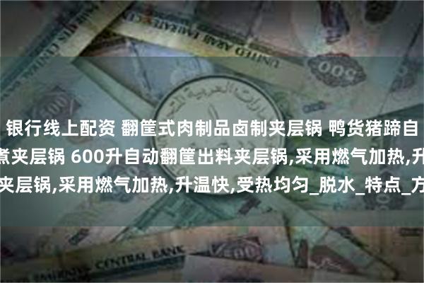 银行线上配资 翻筐式肉制品卤制夹层锅 鸭货猪蹄自动出料焯水锅 液压卤煮夹层锅 6